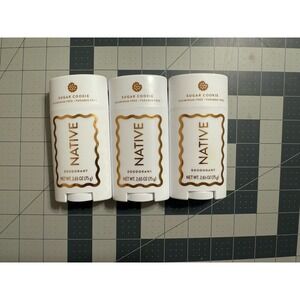 Lot of 3 Native Limited Edition Holiday Scent‎ ~ Sugar Cookie - 2.65oz BRAND NEW